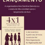 Obra organizada por Ana Carolina Gaivota com selo editorial da DISRUPTalks ganha lançamento oficial em novembro, em São Paulo.