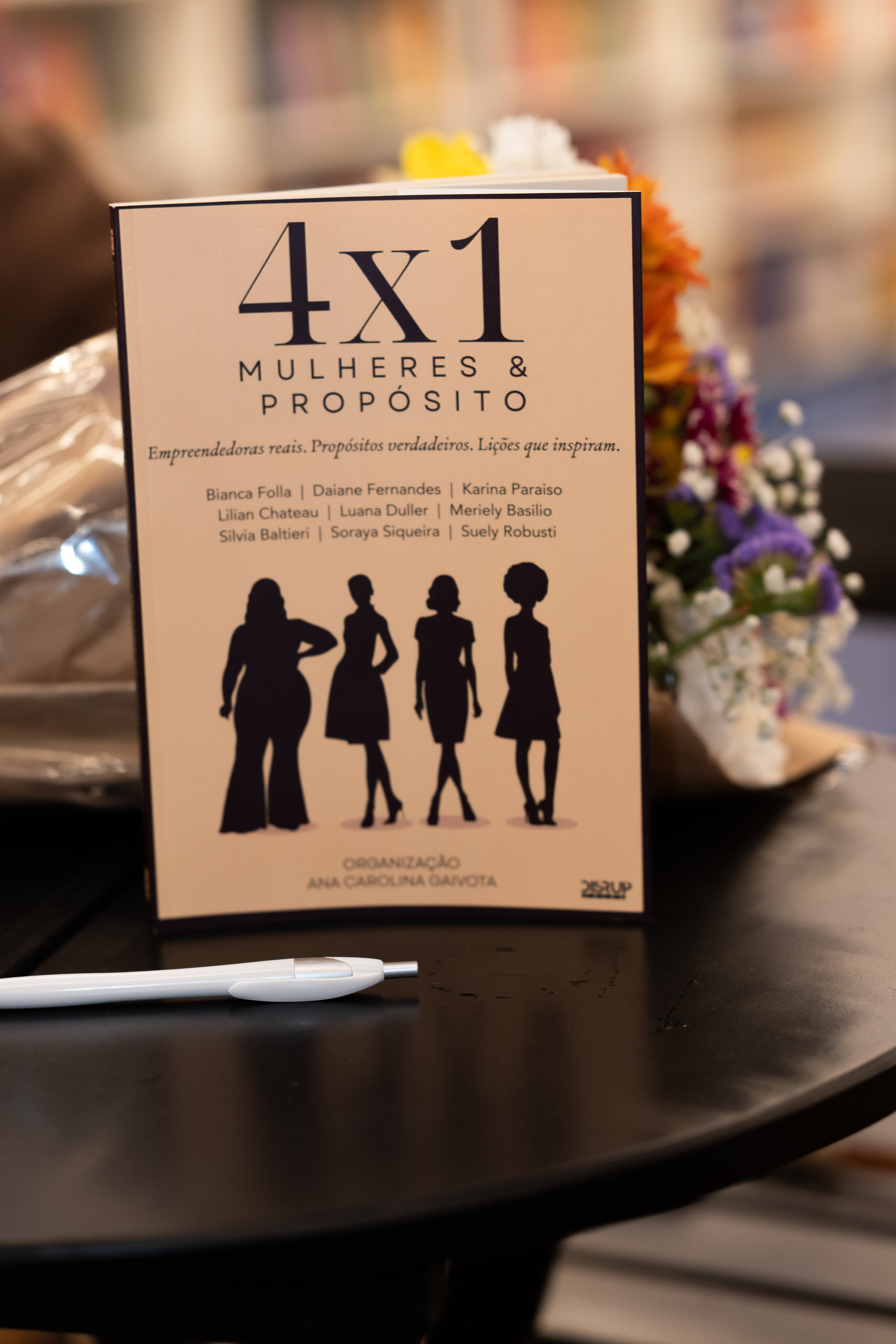 Bastidores do lançamento do livro “4x1 – Mulheres e Propósito”